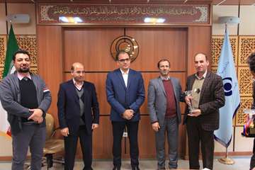 تجلیل از تیم های ورزشی کارمندان